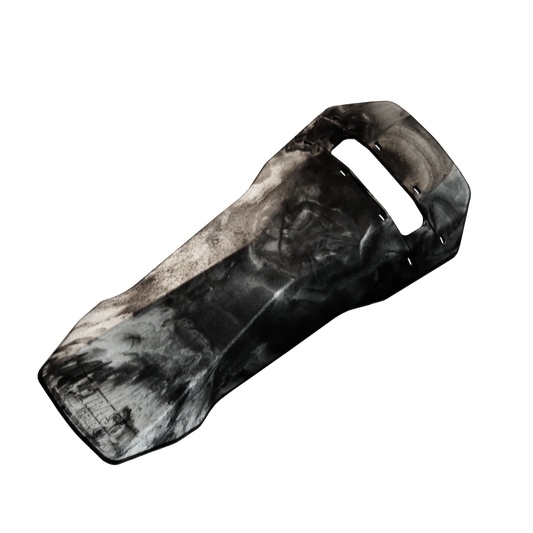 MTB Mud Guard - Black Marble